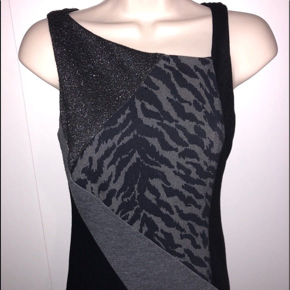 Muse Dresses & Skirts - Sexy Muse Grey/Black animal print dress